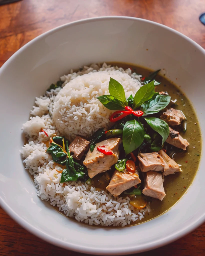 Thai green curry